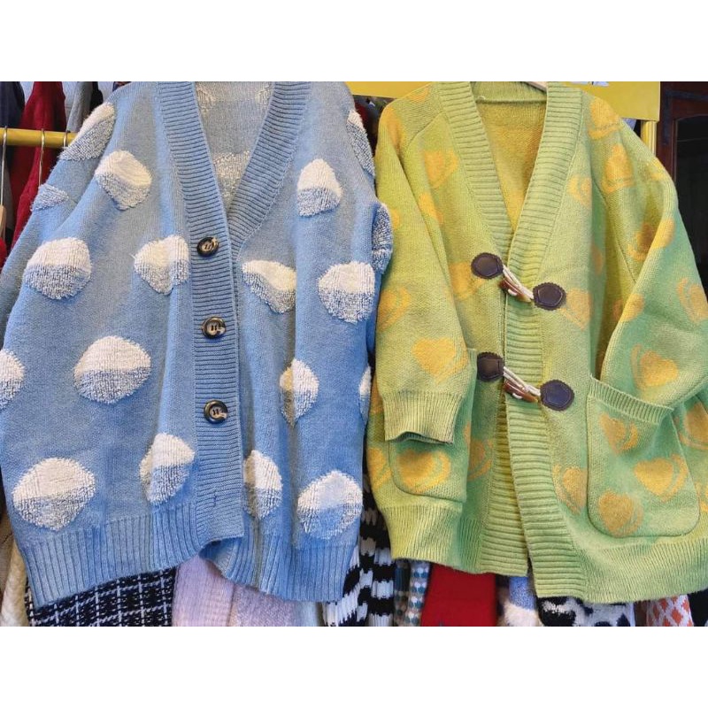 Cadigan khoác len hàn