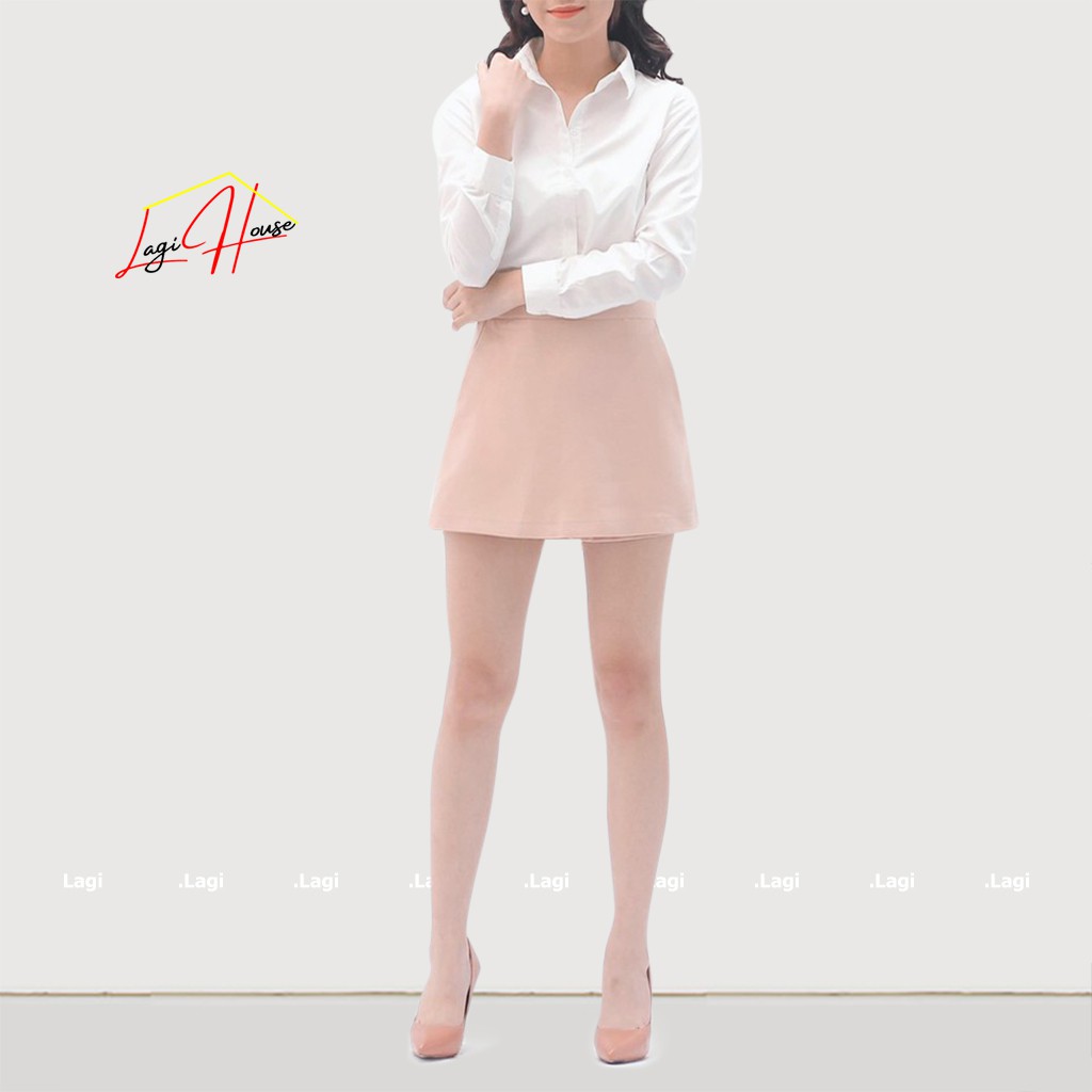 Chân váy chữ a công sở lưng cao cạp cao phong cách quần giả váy nữ LaGi VN25 | BigBuy360 - bigbuy360.vn