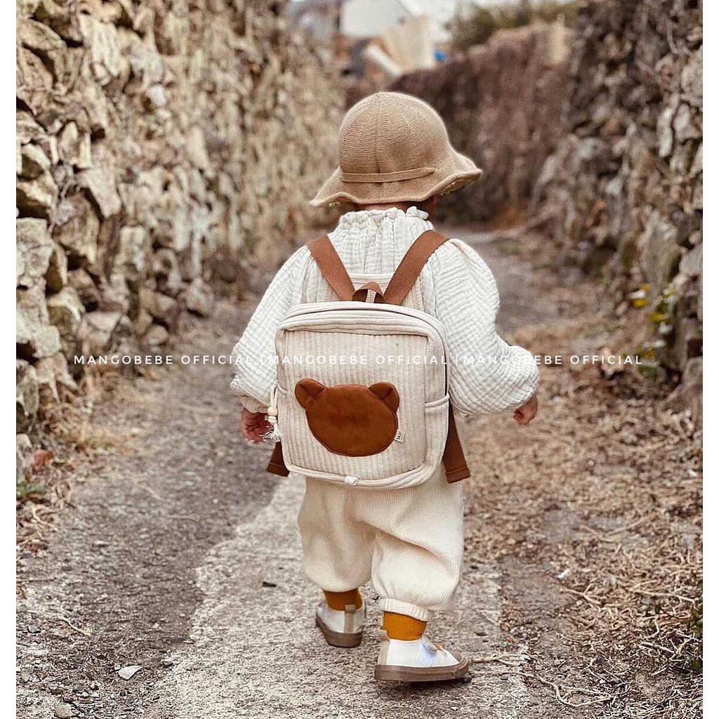 Túi tròn và Balo vuông Hàn Quốc siêu nhẹ cho bé