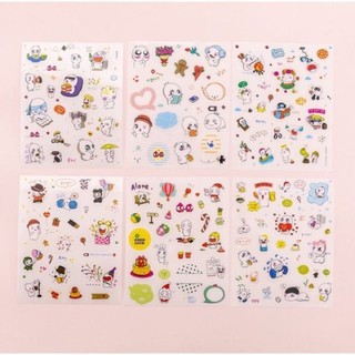 Combo 6 Miếng Dán Trang Trí Sticker Trang Trí Sticker Syung-i Phong Cách Hàn Quốc Dễ Thương Cho Bé