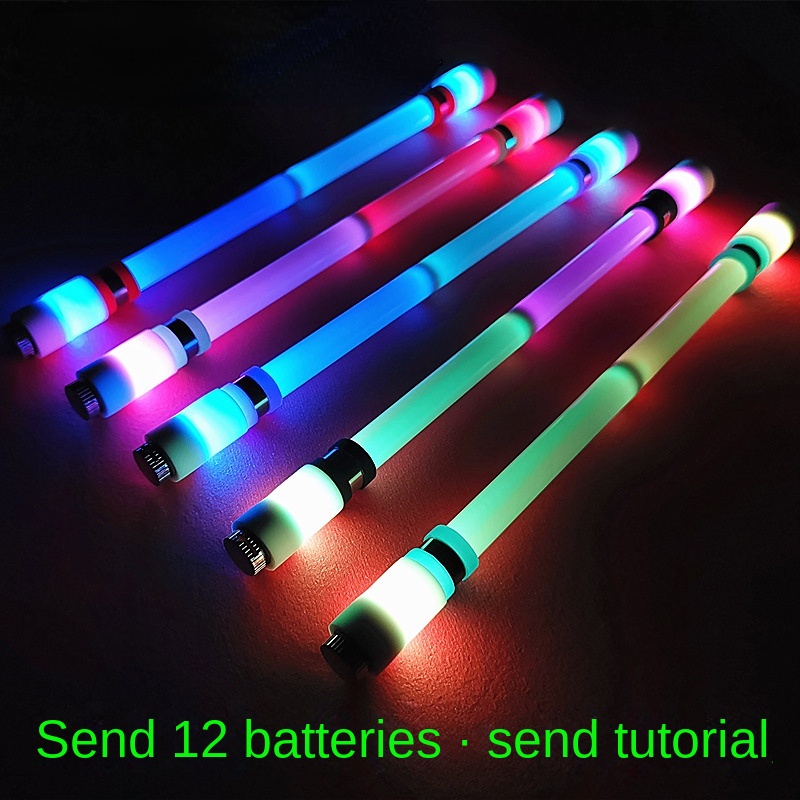 Bút Xoay Có Đèn led Phát Sáng Chính Hãng Không Thể Thay Đổi Ruột Con Quay Chính Hãng spinner