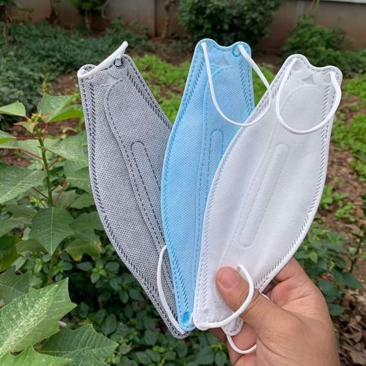 Túi 10 Chiếc Khẩu Trang 4D Dũng Công Mask KF94 Lọc Bụi Mịn Kháng Khuẩn 4 Lớp KTDC