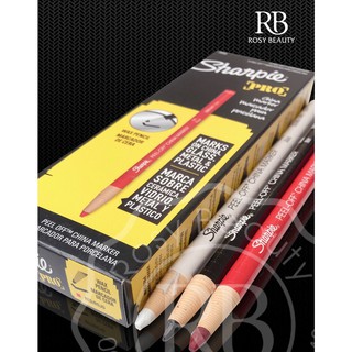 Chì đá cứng SHARPIE 3 màu đỏ đen trắng dùng trong phun xăm thẩm mỹ