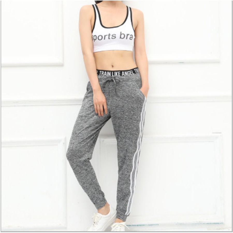 (HOT) (HOT) [ BIG SIZE ] Quần Jogger Nữ - Quần Thể Thao Ống Rộng Co Giãn Phong Cách Hàn Quốc -giá rẻ -giá rẻ