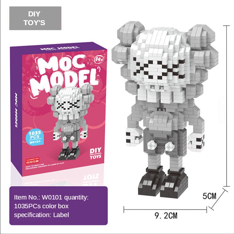 LEGO Bộ Đồ Chơi Lắp Ráp Mô Hình Nhân Vật Kaws