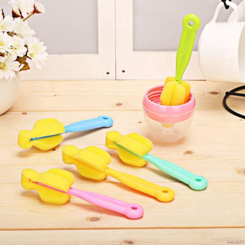 Cọ Vệ Sinh Bình Sữa Em Bé Có Tay Cầm Tiện Lợi