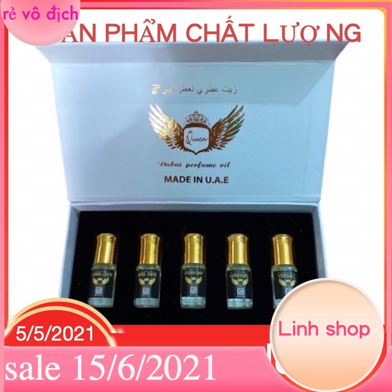 dubai [Chính Hãng] Sét Nước Hoa DuBai 5 Món