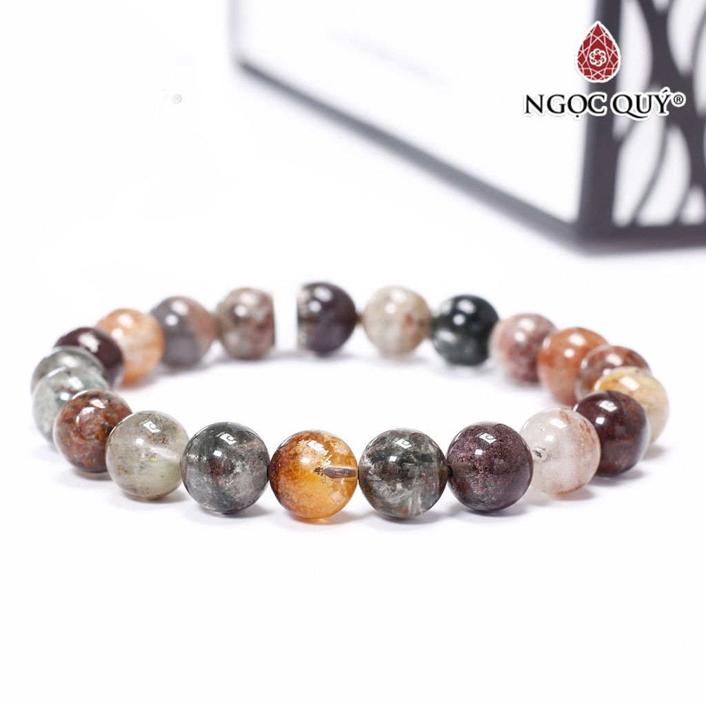 Vòng tay trơn TA ưu linh đa sắc - Ngọc Quý