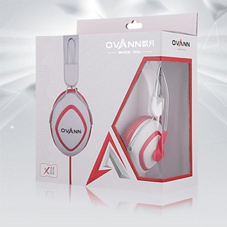 TAI NGHE OVANN X11 (trắng đỏ)