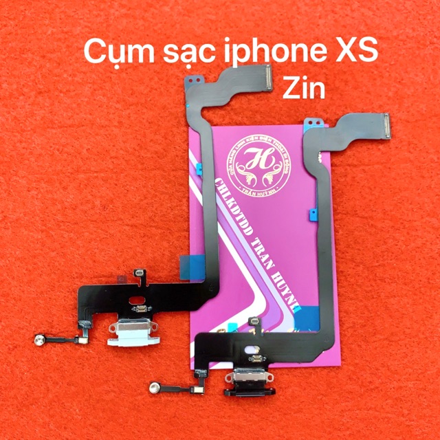 Cụm đuôi sạc iphone XS zin - mới 100%