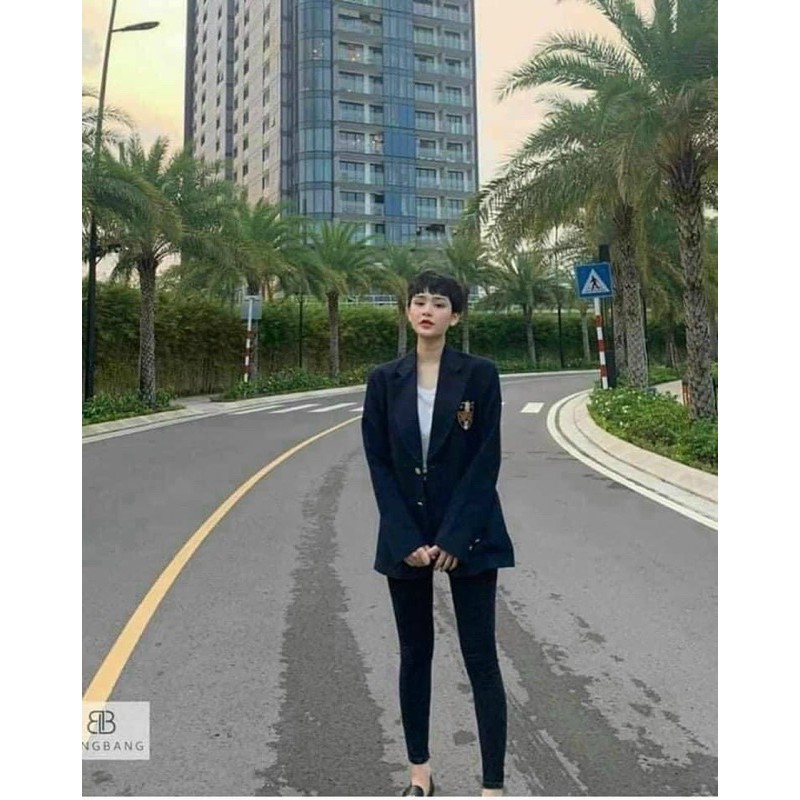 Quần legging lót lông có túi sau full size