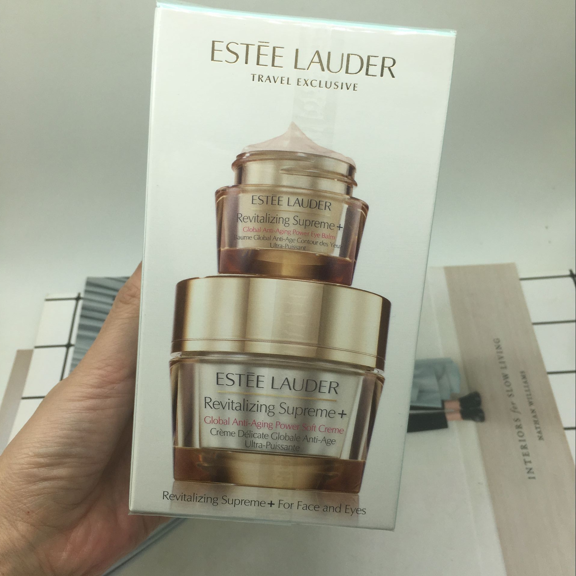 [Hàng mới về] Kem dưỡng da 75ml + kem dưỡng da mắt 15ml Estee Lauder hiệu quả