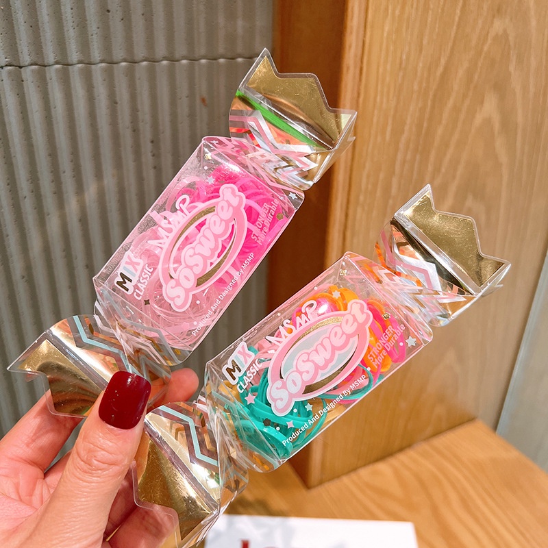 [Bộ] Dây Buộc Tóc Dây Cột Tóc Màu Kẹo Phụ Kiện Thời Trang Cho Bé AB091