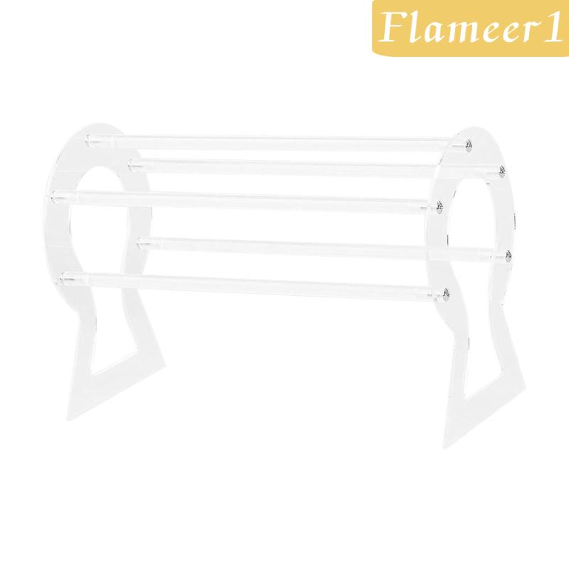 Giá Đỡ Trưng Bày Dây Buộc Tóc Bằng Acrylic Trong Suốt Flameameer1