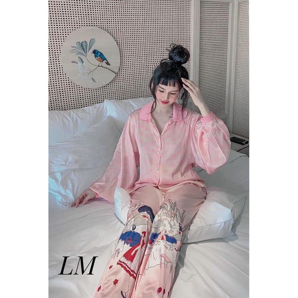 Pijama Cao Cấp|Pijama Lụa Đẹp Chất Mềm Mại, Xịn Xò Mã PI 3192 - Chocochip Shop