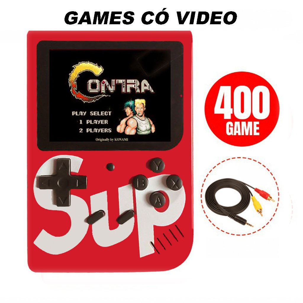 Máy Chơi Game Cầm Tay SUP 400 In 1 Trò Chơi Cổ Điển