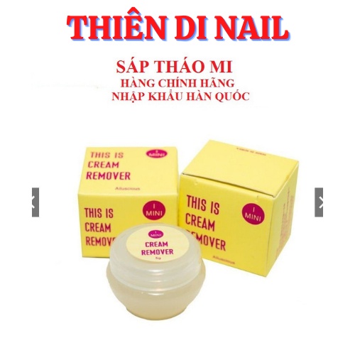 Sáp tháo mi vàng Hàn Quốc không cay Thiên Di Nail