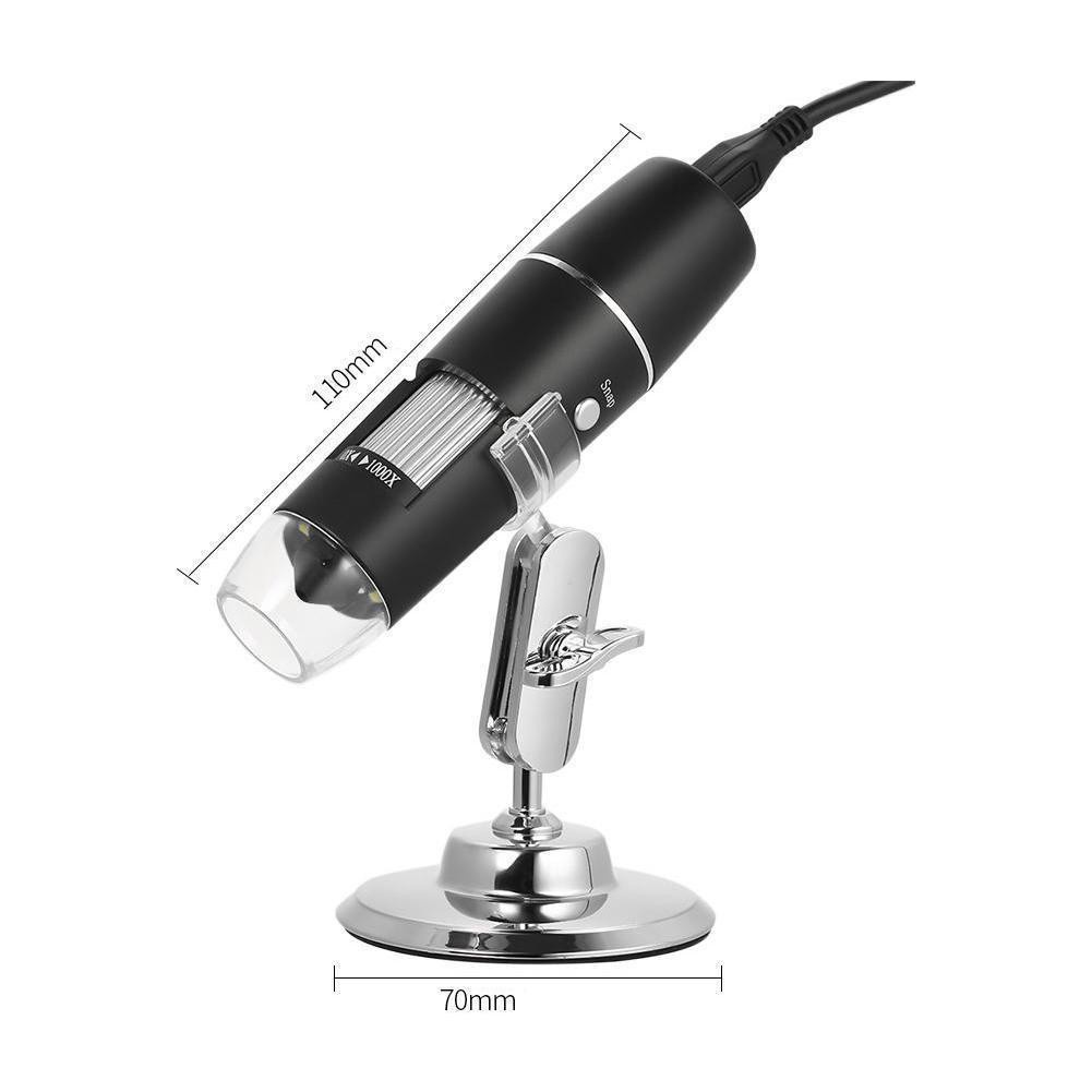 Kính hiển vi điện tử phóng to 1600X / 500X 8LED K7U4 J6R7
 | BigBuy360 - bigbuy360.vn