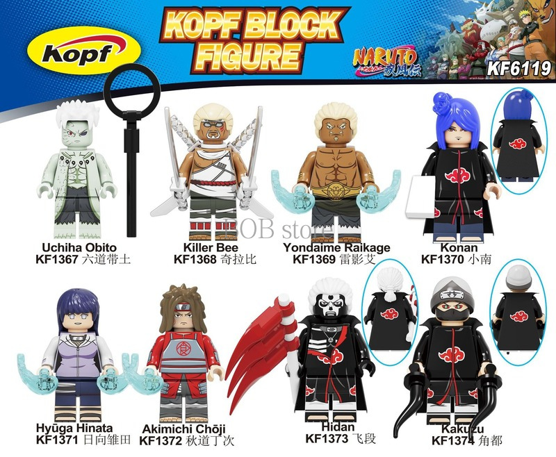 Mô Hình Lắp Ráp Lego Nhân Vật Hoạt Hình Naruto