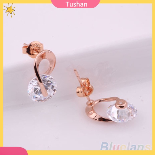 Đôi khuyên tai đính đá xinh xắn cho nữ