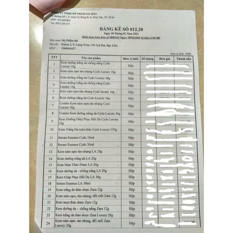 KEM ZARA 12G MỤN - NÁM - TRẮNG DA - CHỐNG NẮNG GIÁ TEM 189K | BigBuy360 - bigbuy360.vn