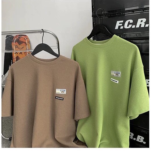 Áo Thun Nam Nữ Tổ Ong Logo Dày Mịn Thoáng Mát Thiết Kế Thời Trang Kiểu Dáng Năng Động Trẻ Trung