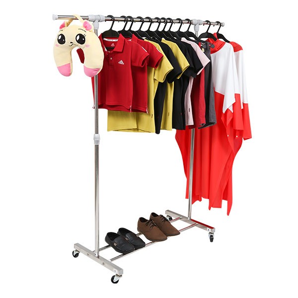 Giàn phơi quần áo inox đơn CB, giàn phơi di động gọn nhẹ