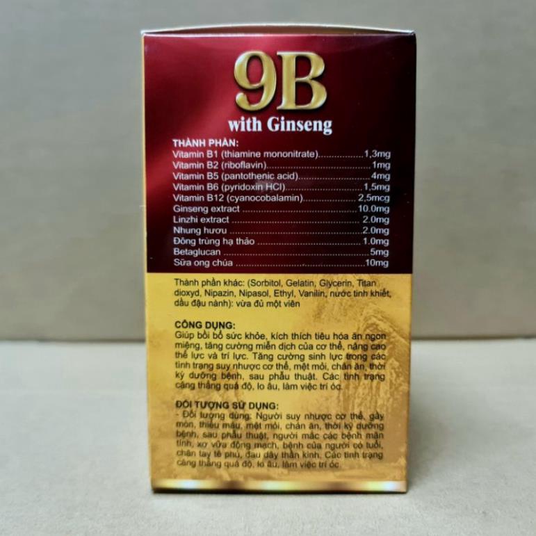 Vitamin 9B bổ sung vitamin, giúp ăn ngon, bồi bổ sức khỏe