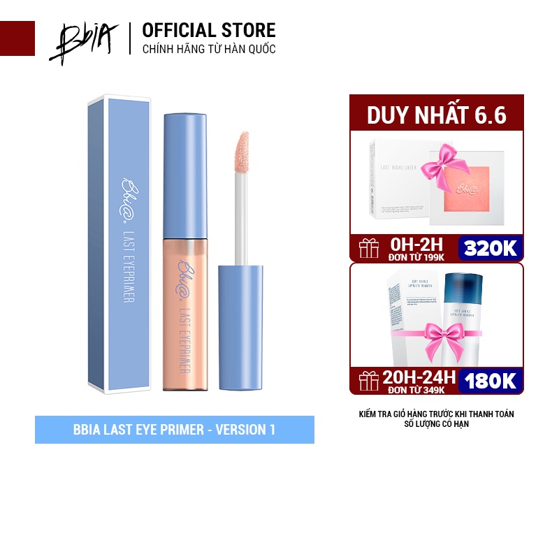 Kem lót mắt Bbia Last Eye Primer 5g - BBia Official Store