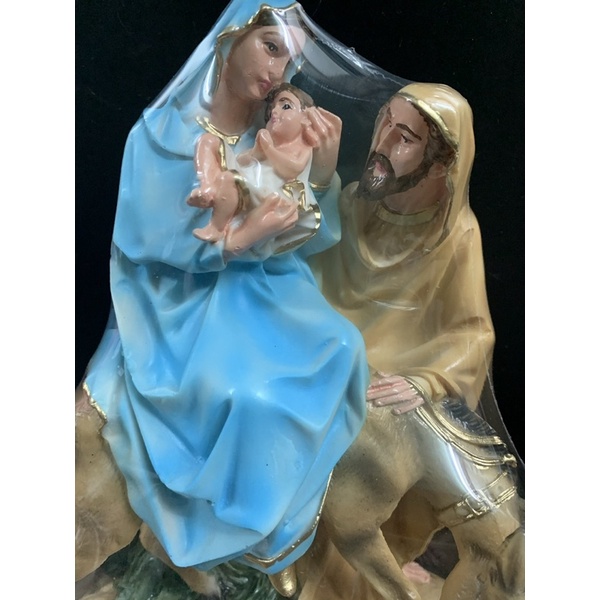 Tượng công giáo- Tượng thánh gia chạy nạn cao 30cm