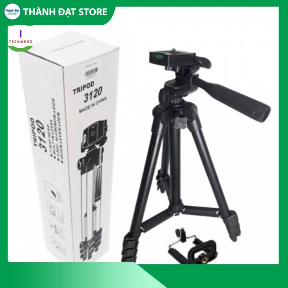Gậy Chụp Hình Tripod 3120 kèm giá đỡ điện thoại, máy ảnh - Hàng loại 1