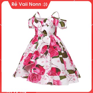 đầm trễ vai bé gái- đầm dự tiệc cho bé gái- đầm công chúa cho bé- đảm bảo hàng đúng như mô tẩ tuelam1103