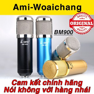 Micro thu âm chuyên nghiệp BM900 chính hãng Ami - Micro live stream BM900 Woaichang