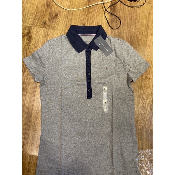 Áo phông POLO nữ có cổ, gài khuy TOMMY HILFIGER USA