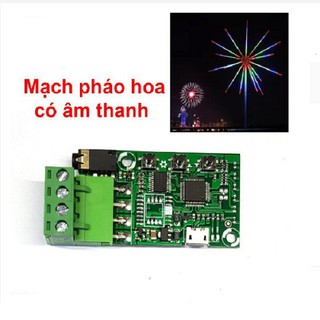 [CÓ SẴN] - Mạch led pháo hoa có âm thanh, hiệu ứng nạp sẵn