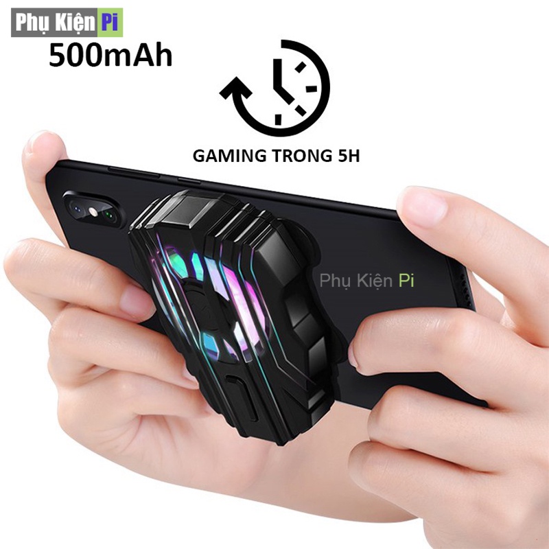 Quạt tản nhiệt điện thoại Memo DL06 làm mát nhanh cho điện thoại gaming game thủ mobile bản nâng cấp DL01