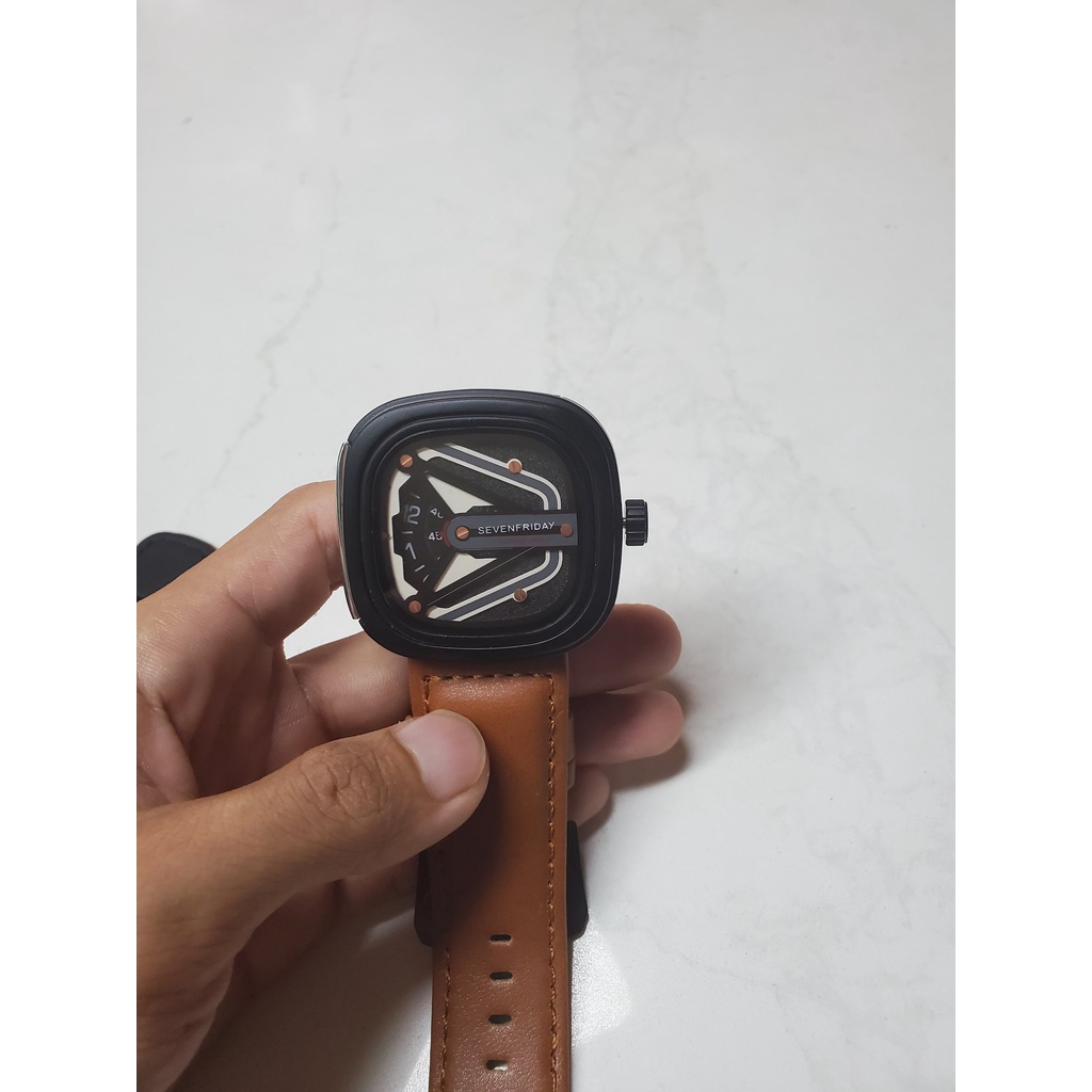 Đồng hồ nam SEVEN FRIDAY M02 dây da, máy Nhật, bảo hành 24 tháng | BigBuy360 - bigbuy360.vn