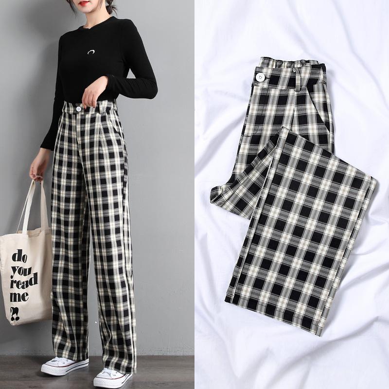 2020 Korean Style Wide Waist Pants For Women