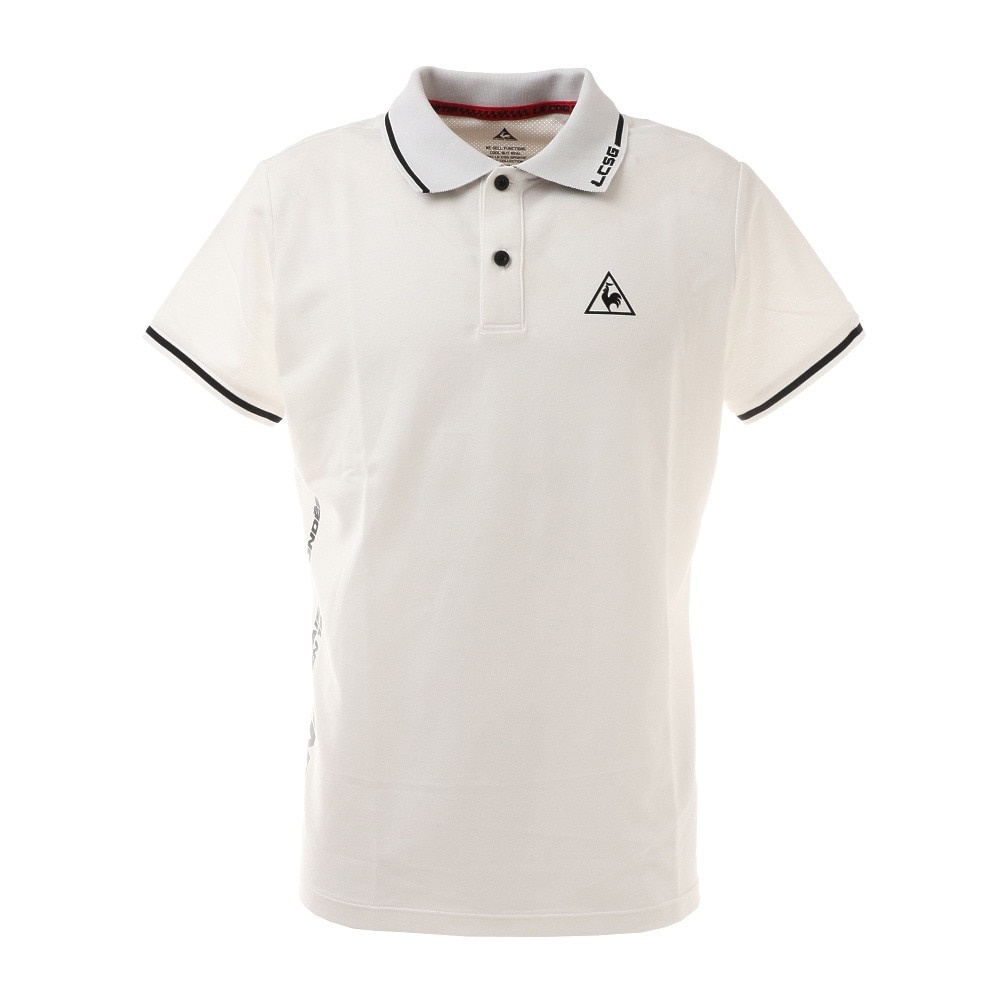 Áo T -Shirt Le coq sportif nam có cổ QGMRJA30-WH00