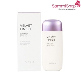 Kem chống nắng Missha all around safe block velvet finish sun milk 70ml