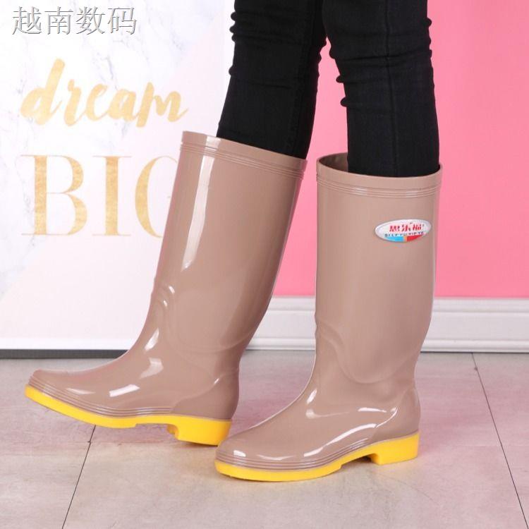 Giày Bốt Đi Mưa Cổ Cao Nhanh Khô Chống Thấm Nước Chống Trượt Cho Nữ | BigBuy360 - bigbuy360.vn