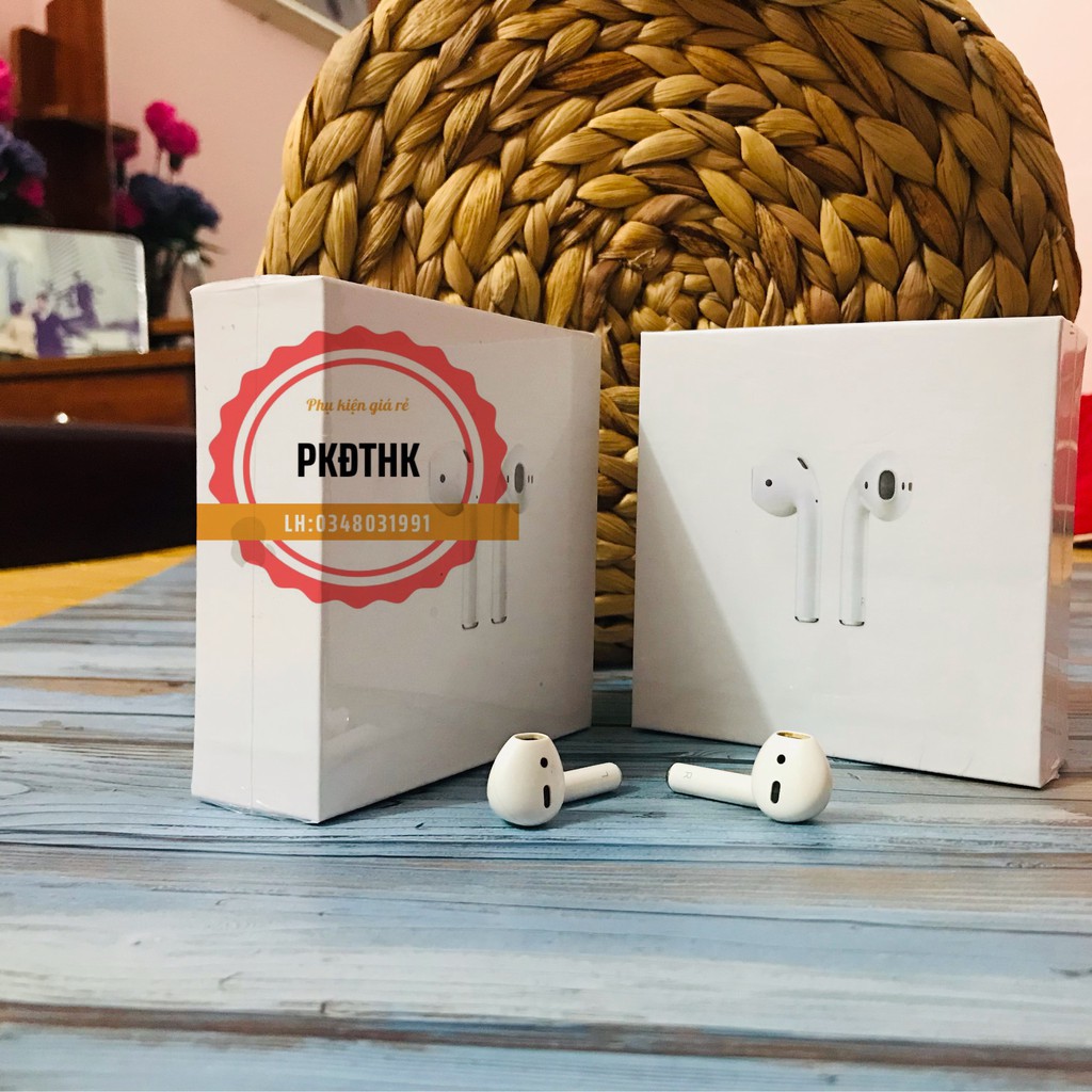 [ AIRPODS 2 ] Tai nghe bluetooth  Cao Cấp Nhất đa điểm định vị đổi tên cho IOS và Android BH 12 tháng.