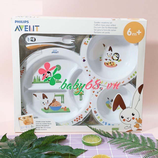 Bộ ăn dặm Cao cấp Philips Avent cho bé
