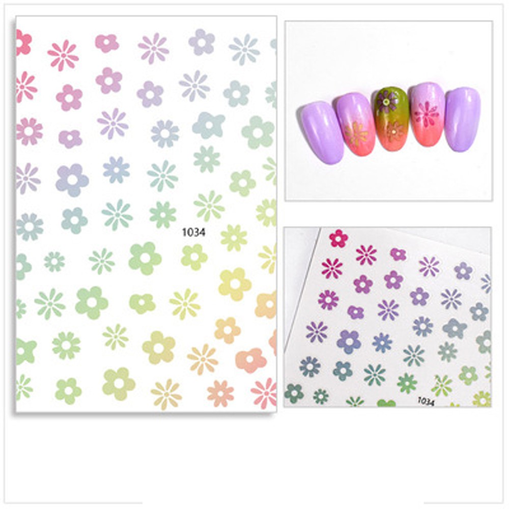 [Hàng mới về] Miếng dán trang trí móng tự dính hình thỏ phong cách Hàn Quốc đáng yêu