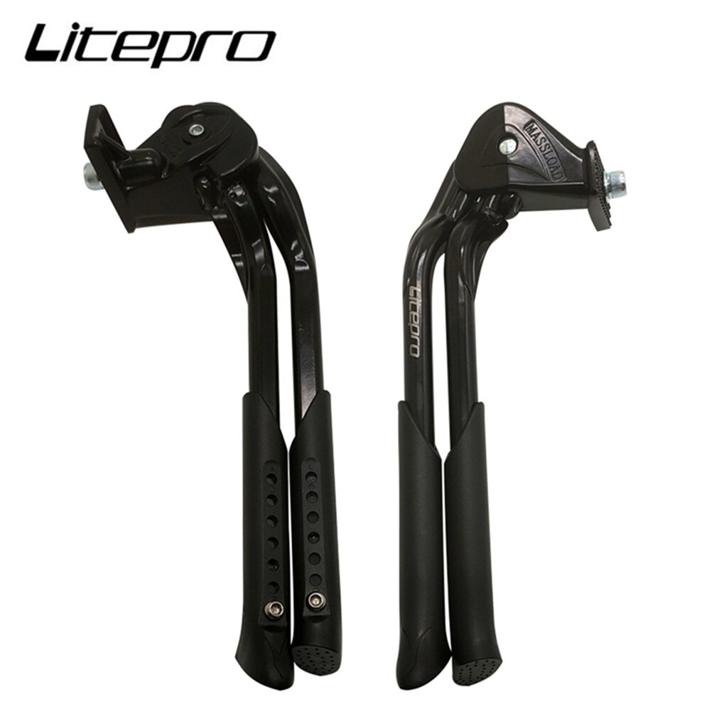 Litepro Chân Chống Kép Chân Chống Xe Đạp Leo Núi Đường Trường Giá Đỡ Hỗ Trợ Đỗ Xe, Hợp Kim Nhôm Có Thể Điều Chỉnh