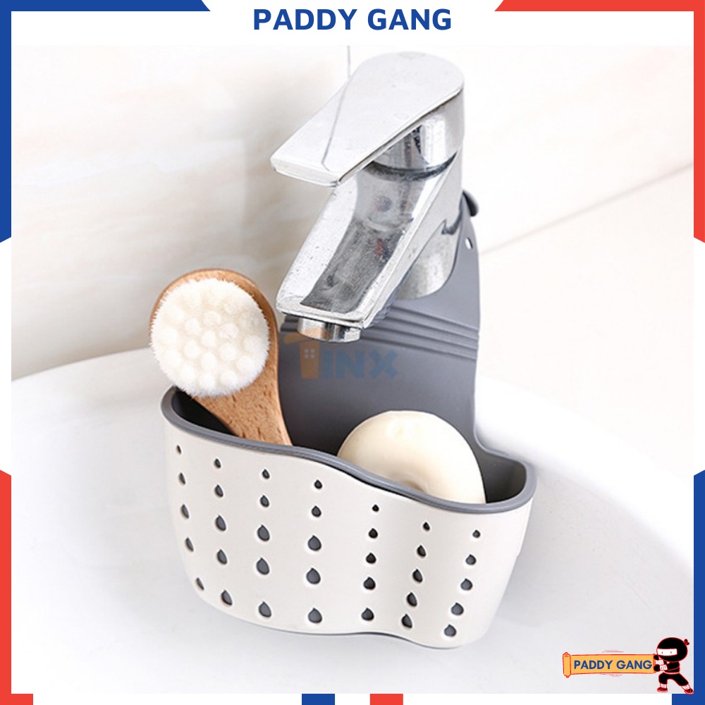 Giỏ Đựng Giẻ Rửa Bát 2 Lớp Cao Cấp, Giá Nhựa Đựng Đồ, Miếng Mút Bọt Biển Rửa Chén Treo Bồn Rửa Tiện Lợi PaddyGang