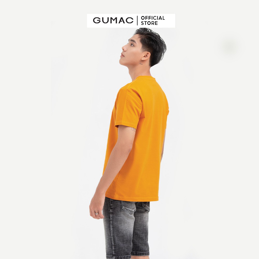 Áo thun nam in chữ GUMAC ATNB6115 | BigBuy360 - bigbuy360.vn
