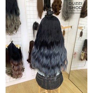[ Hình thật ] Tóc Kẹp U Ombre Dợn Mì