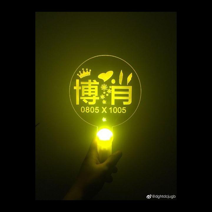 Lightstick Tiêu chiến Vương Nhất Bác Ngụy love Lam gậy cổ vũ ánh sáng hòa nhạc phát sáng thần tượng tặng ảnh