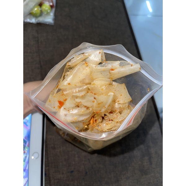 (Túi zip150GR) Bánh tráng sate ớt full topping siêu cayyy!!